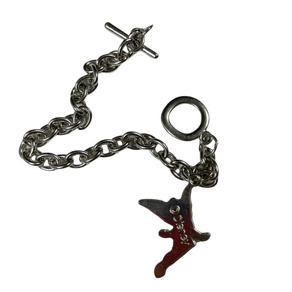 Disney Tinker Bell Silver Tone Bracelet - Picture 5 of 5